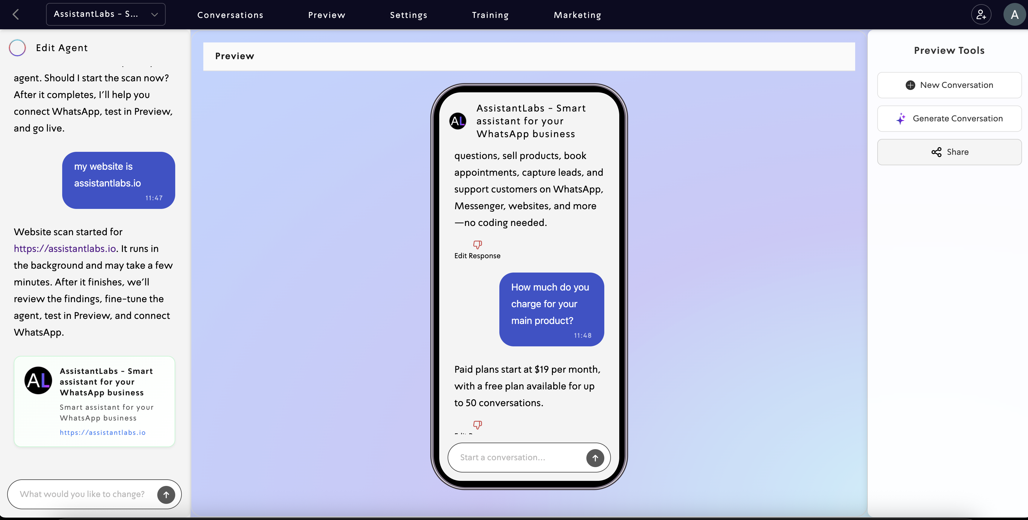 AssistantLabs screenshot 4