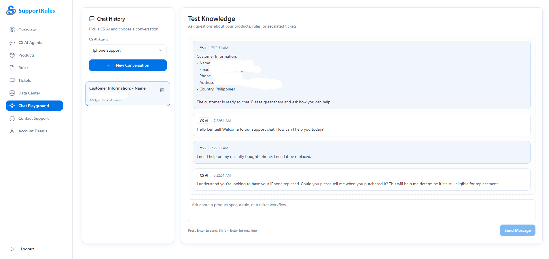 SupportRules screenshot 12