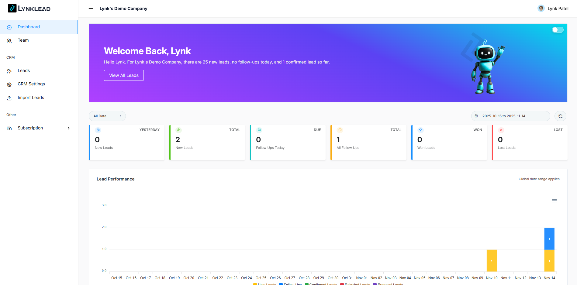 Lynklead screenshot 1