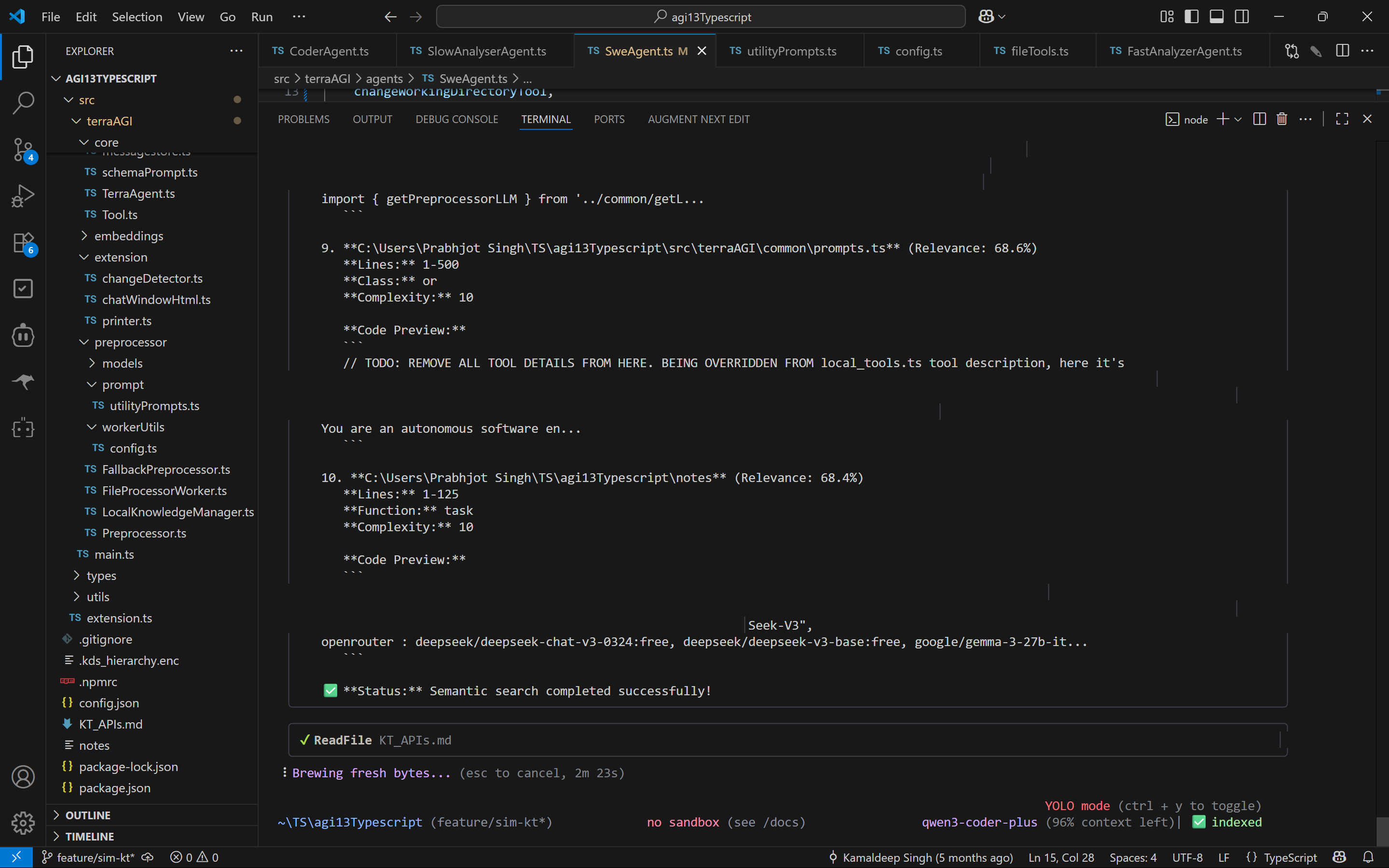 TerraCode CLI screenshot 7