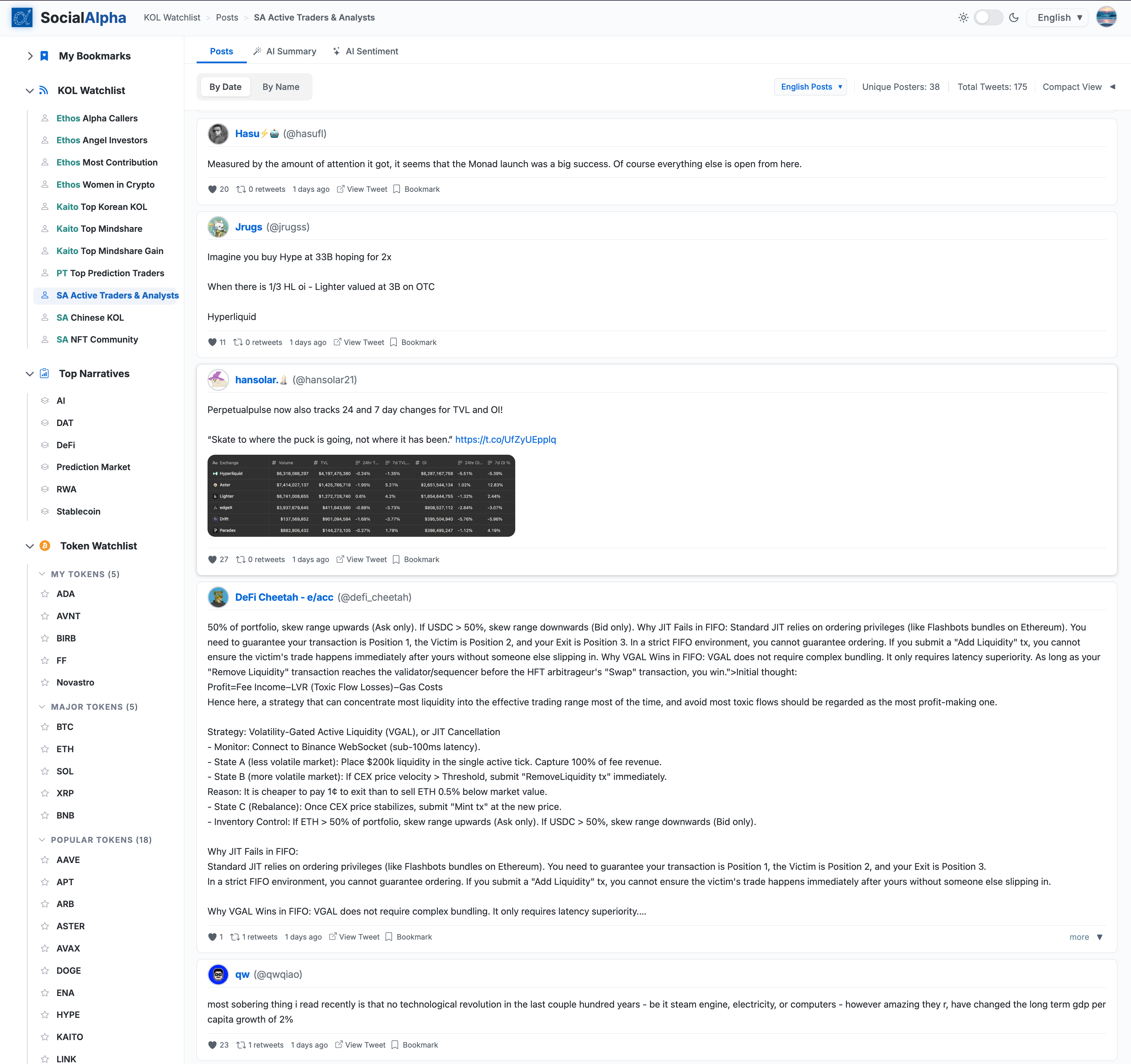 SocialAlpha — Curate Your Reality screenshot 1