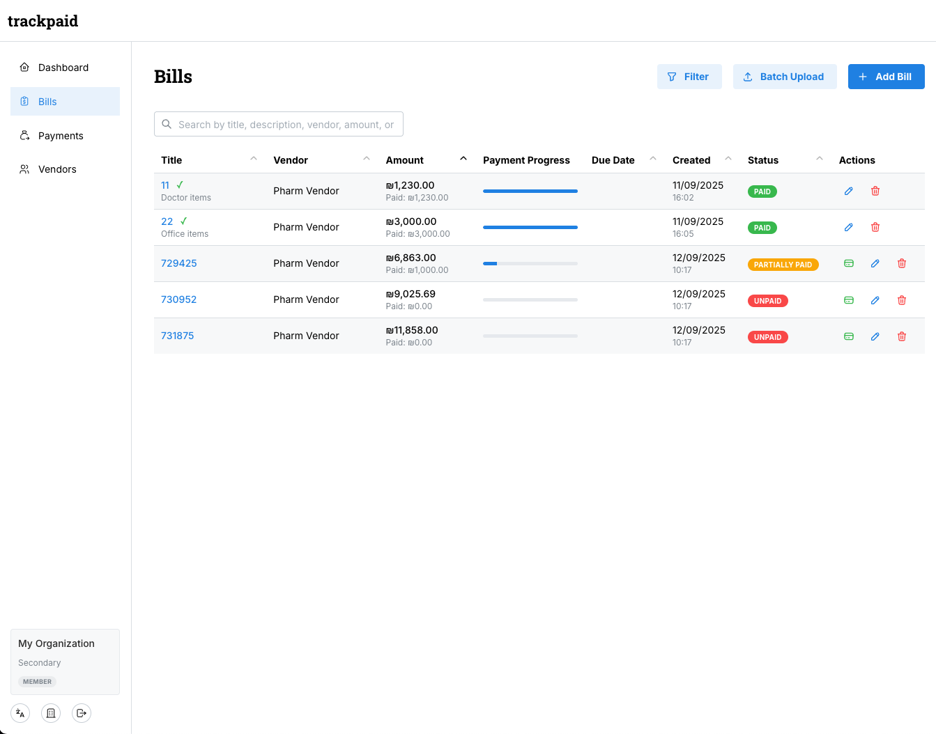 TrackPaid screenshot 4