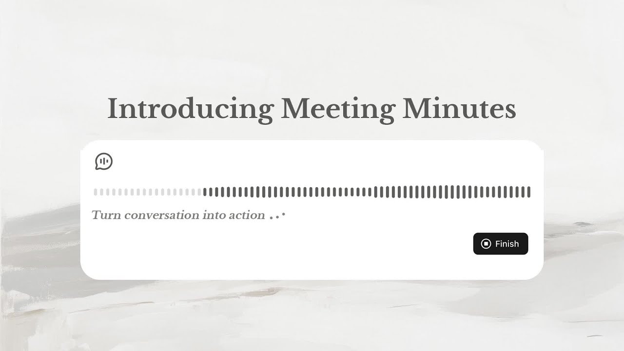 Manus Meeting Minutes screenshot 1