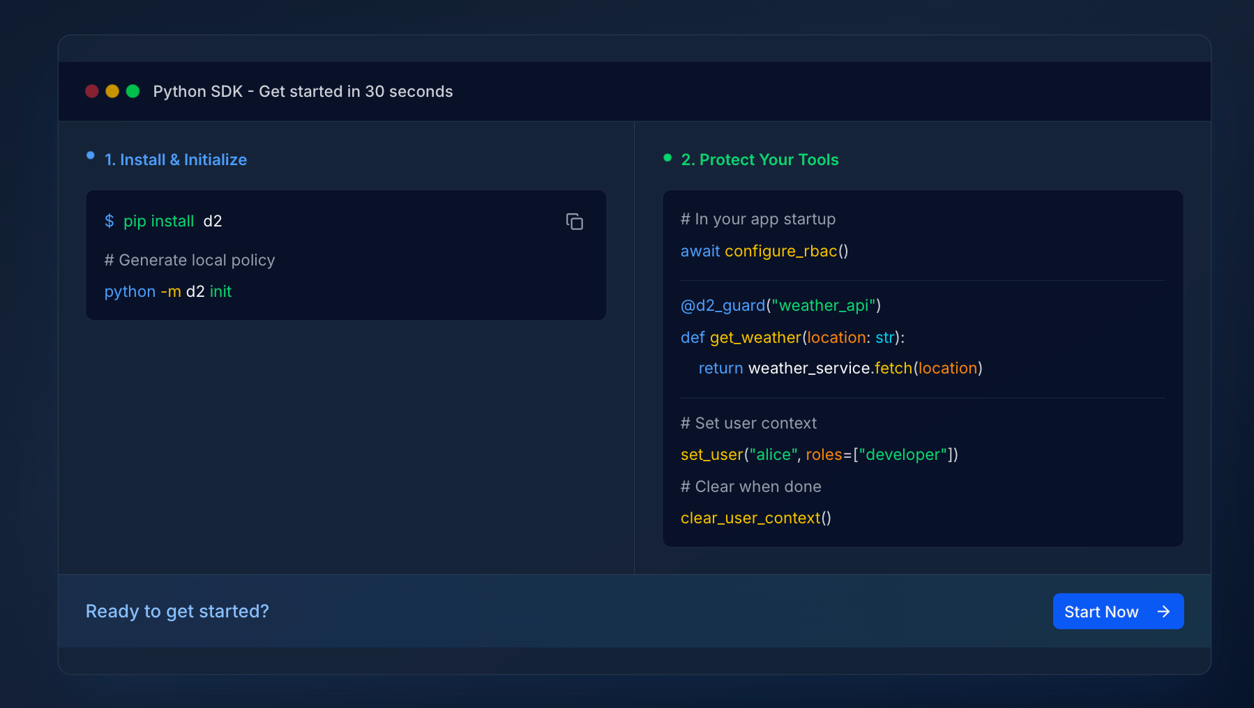 Detect and Deny (D2) screenshot 1