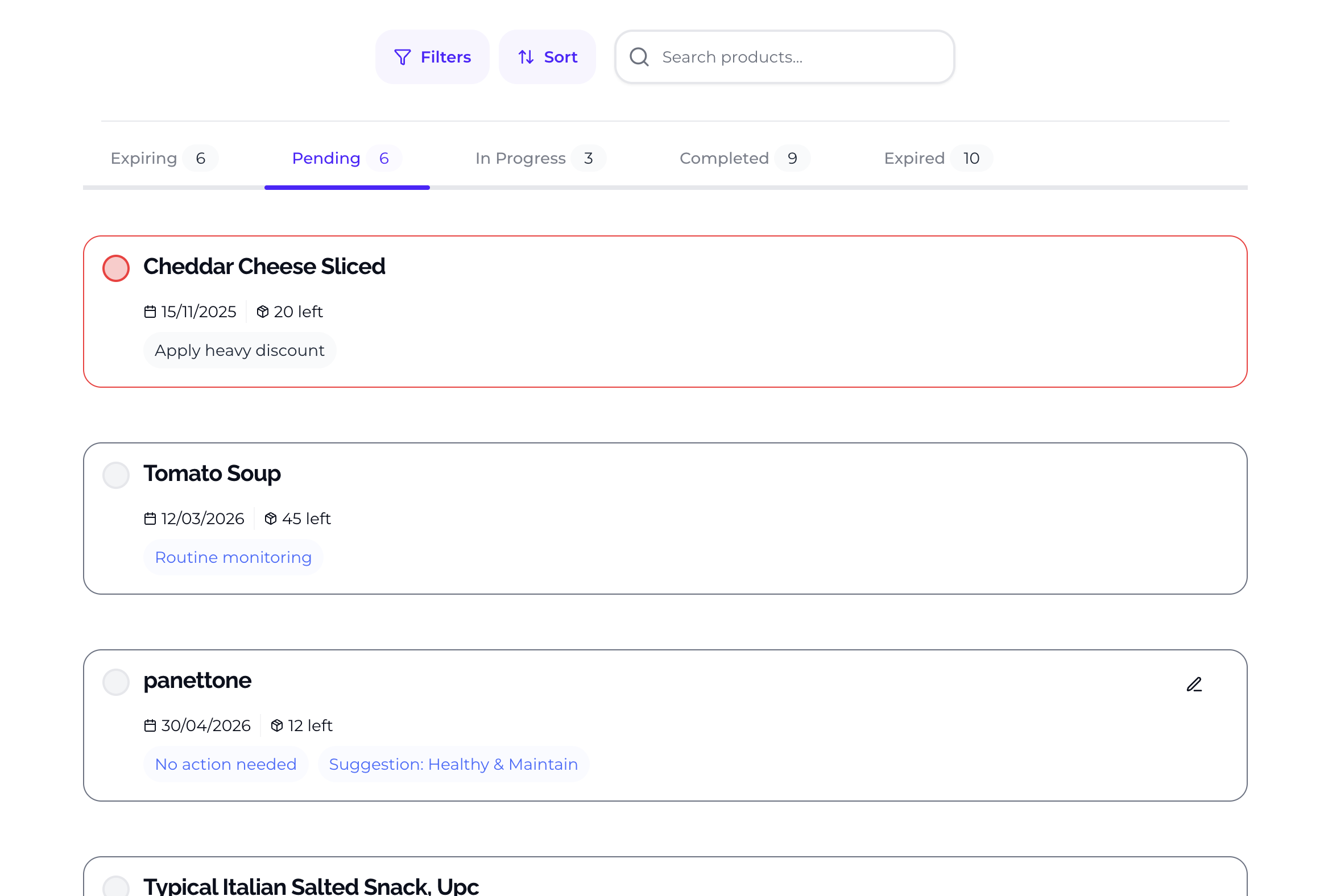 LIFO MVP v1 screenshot 2