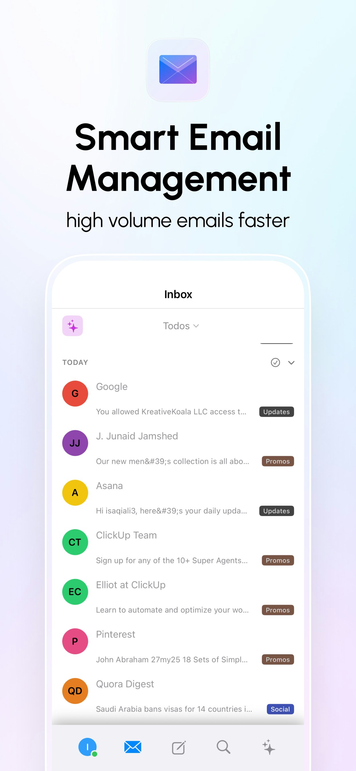 TidyMail screenshot 1
