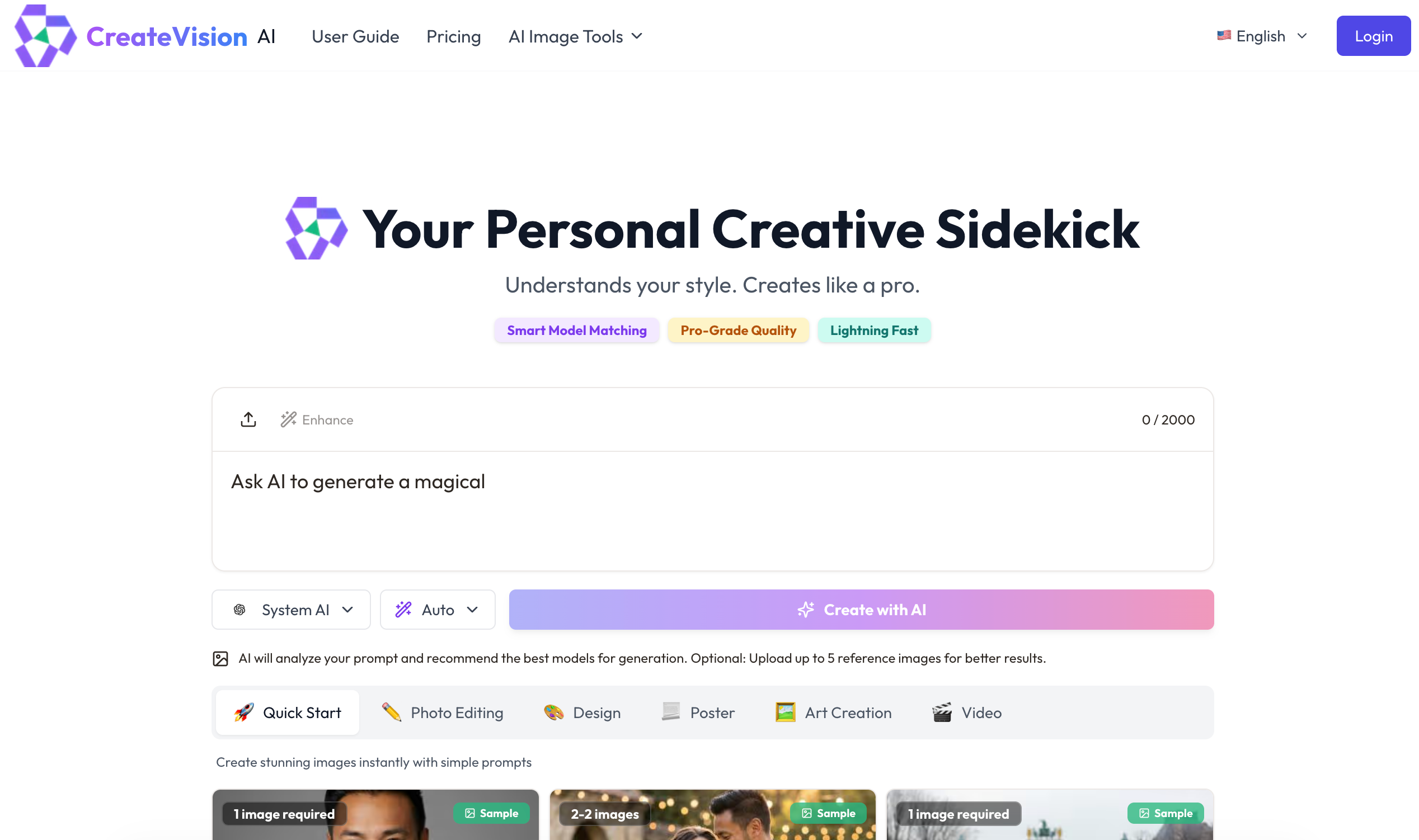 CreateVision AI 2.0 screenshot 1
