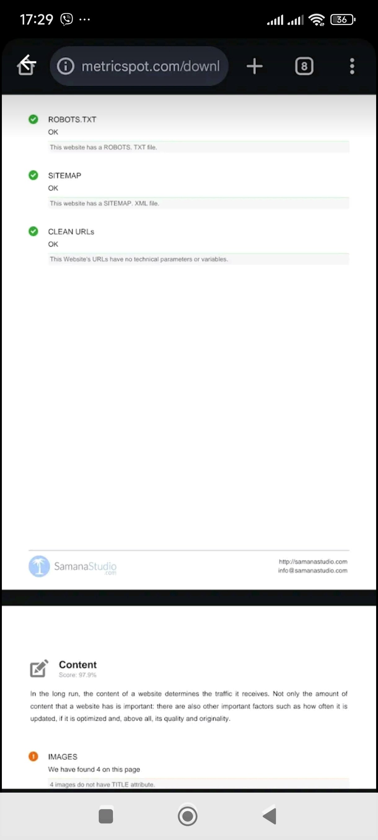 SEO Site Scanner by Site4bizUA screenshot 2