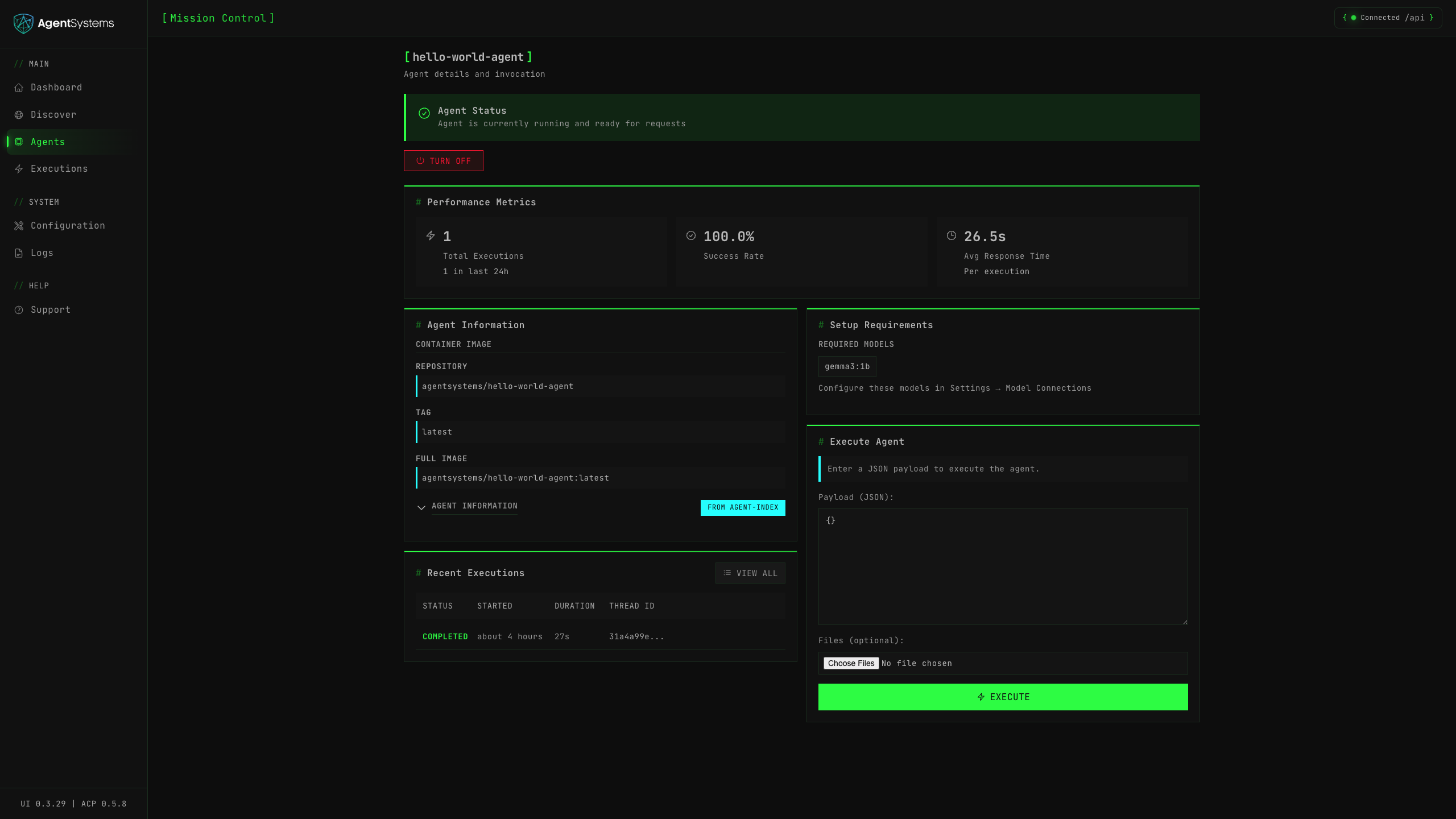 AgentSystems screenshot 3