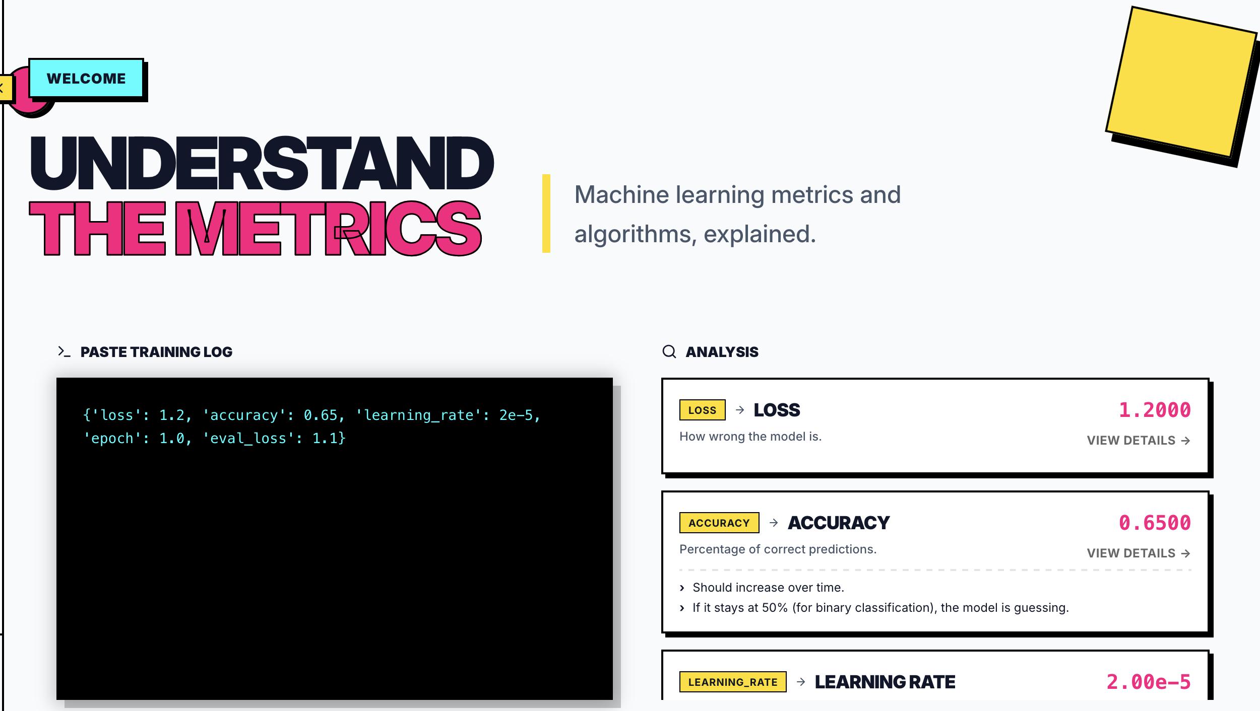 metrics.help screenshot 1