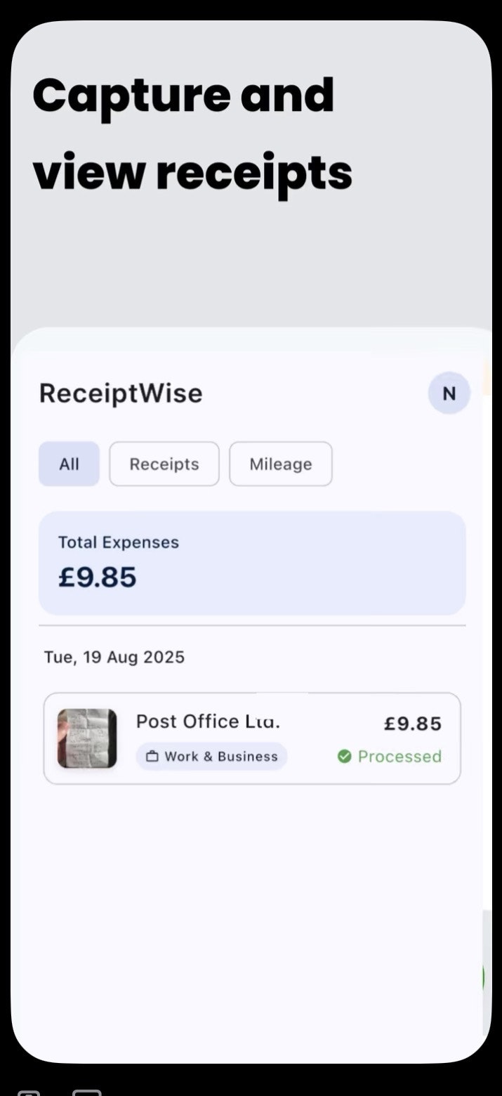 ReceiptWise screenshot 2