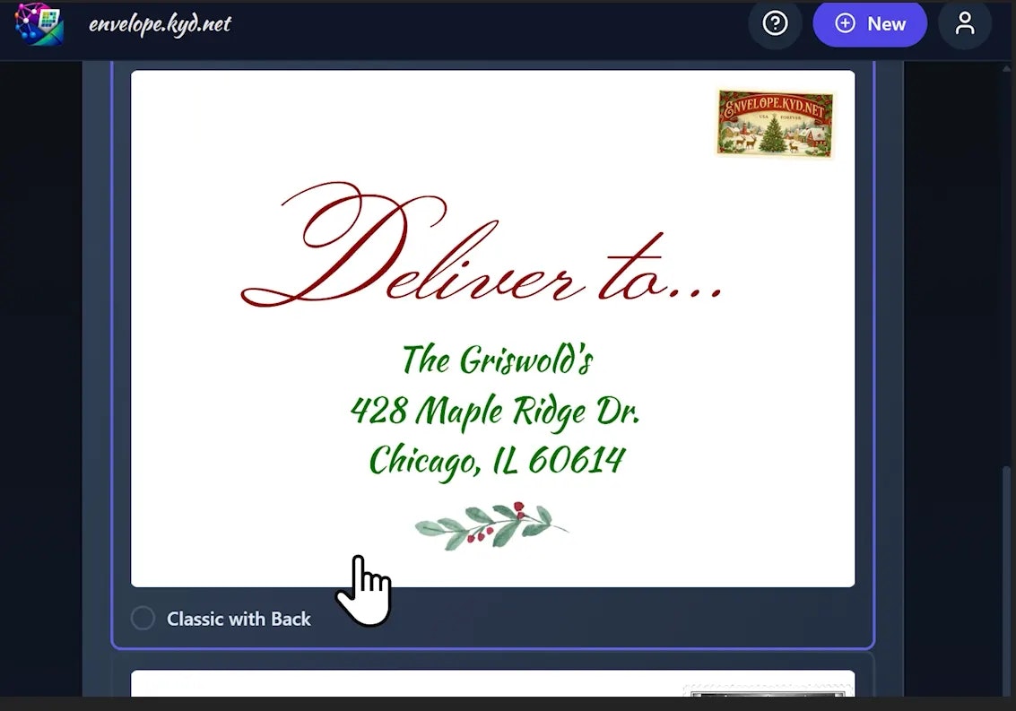 envelope.kyd.net screenshot 2