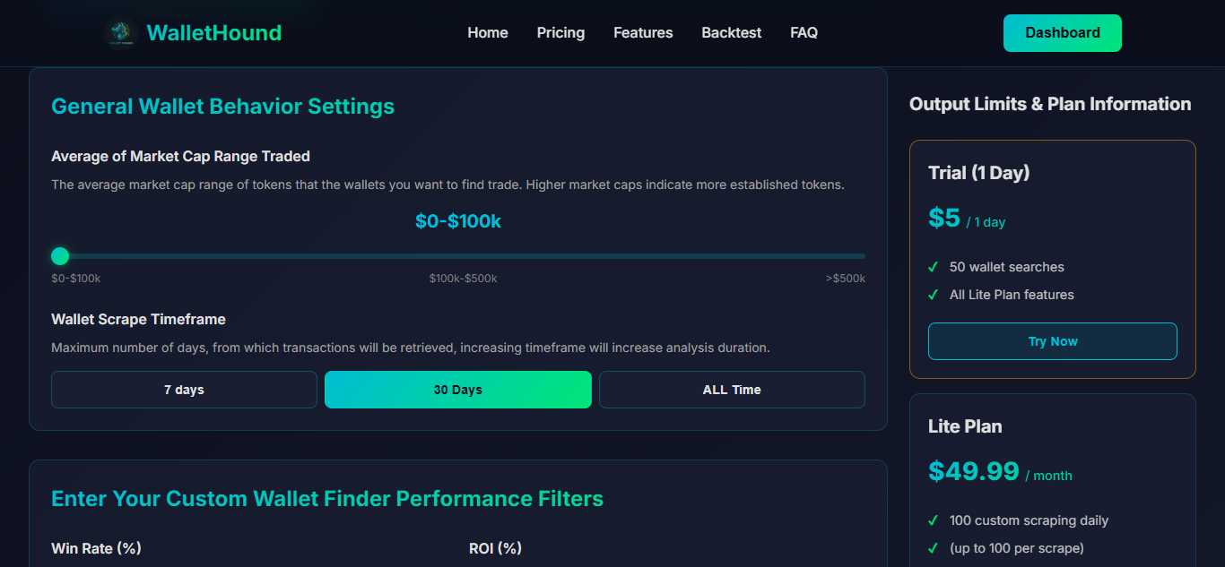 WalletHound screenshot 2