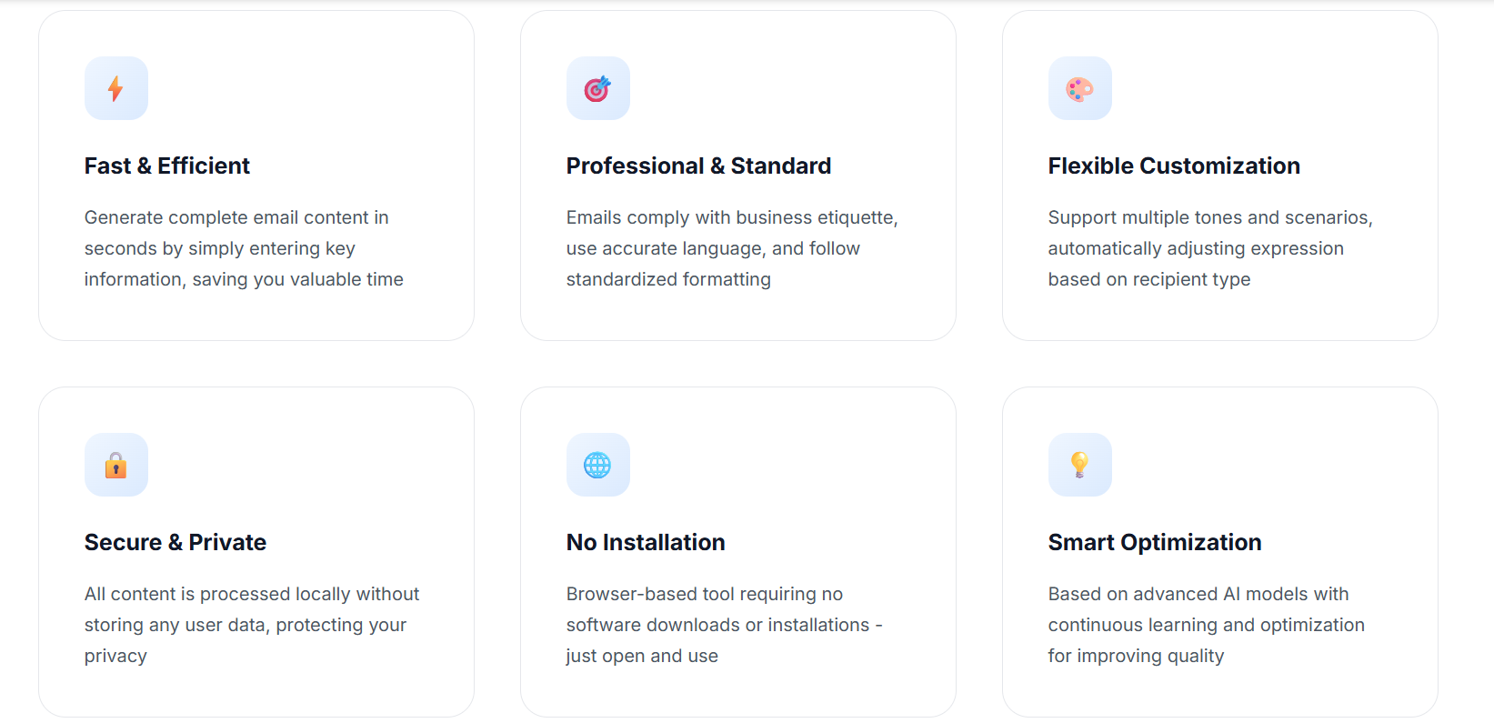ai email generators screenshot 3