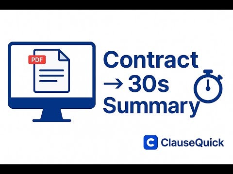 ClauseQuick screenshot 1