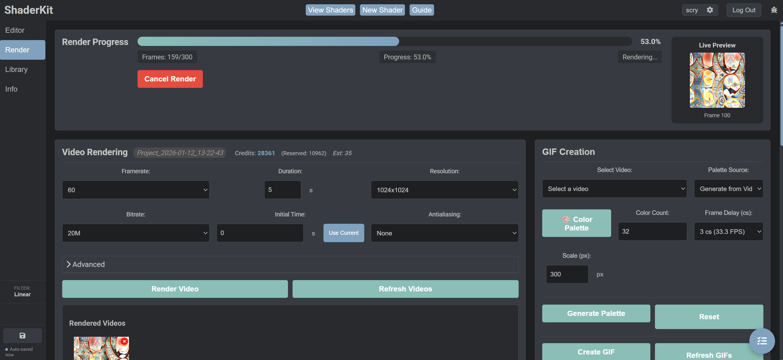 ShaderKit — Shader Editor/Render/Export screenshot 3