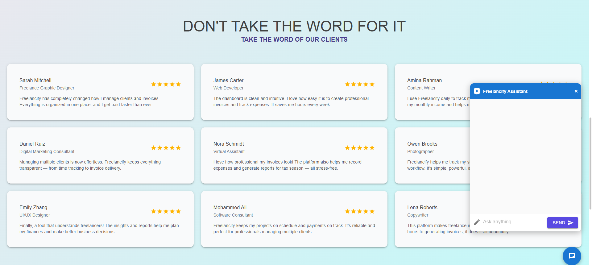 Freelancify screenshot 4