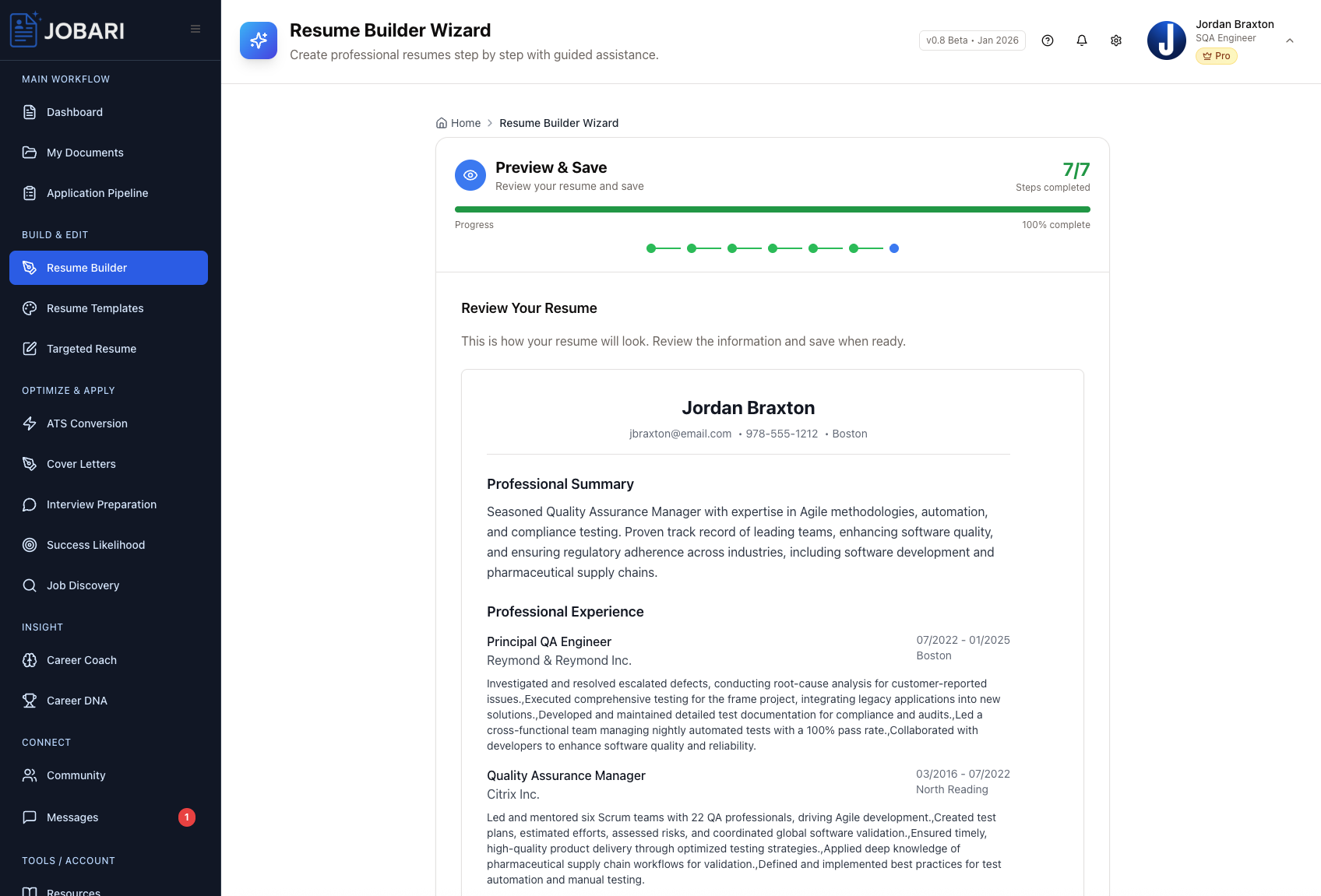 Jobari - Tools for a Smarter Job Search screenshot 4
