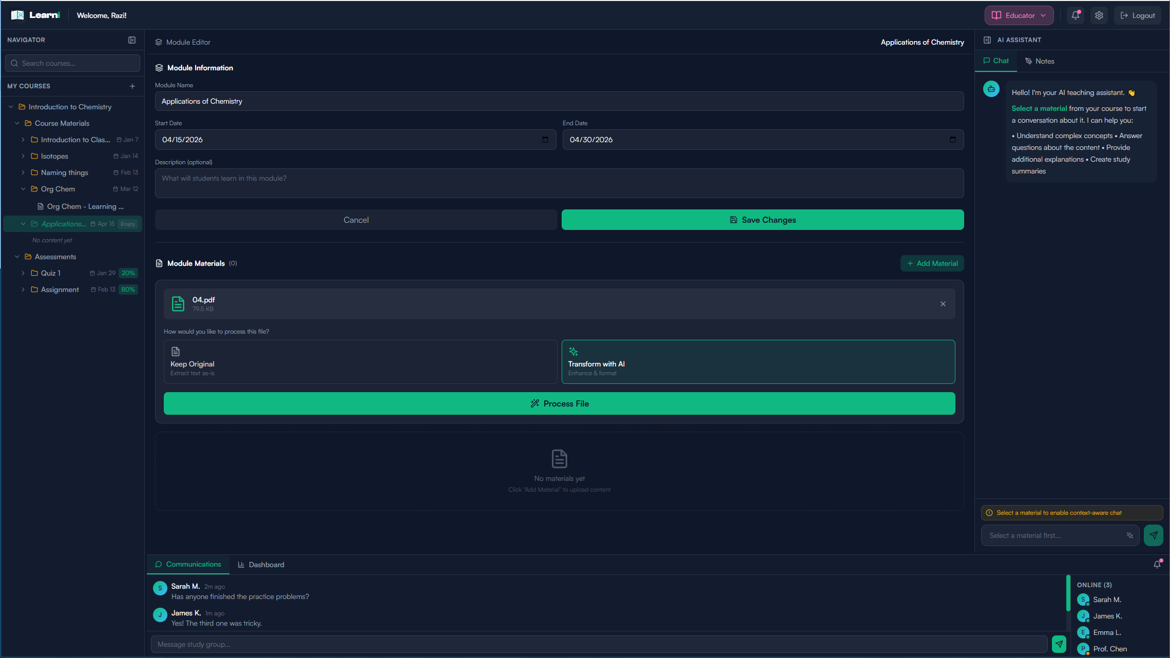 Learni screenshot 1