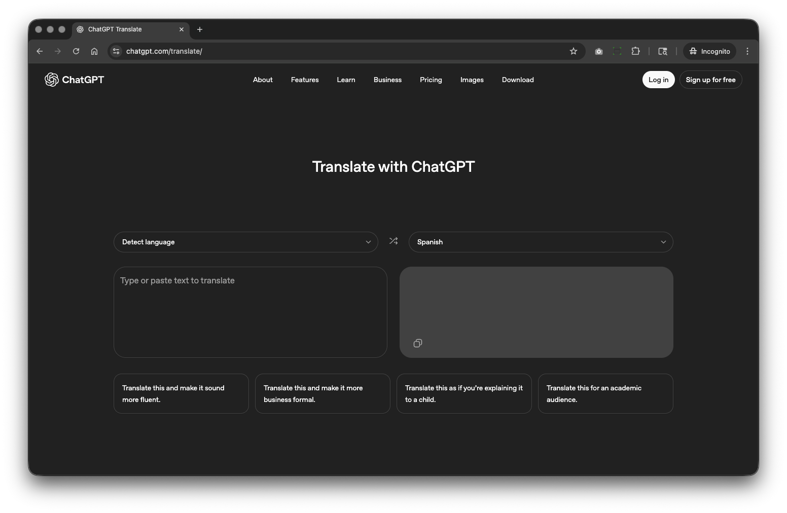 ChatGPT Translate screenshot 3