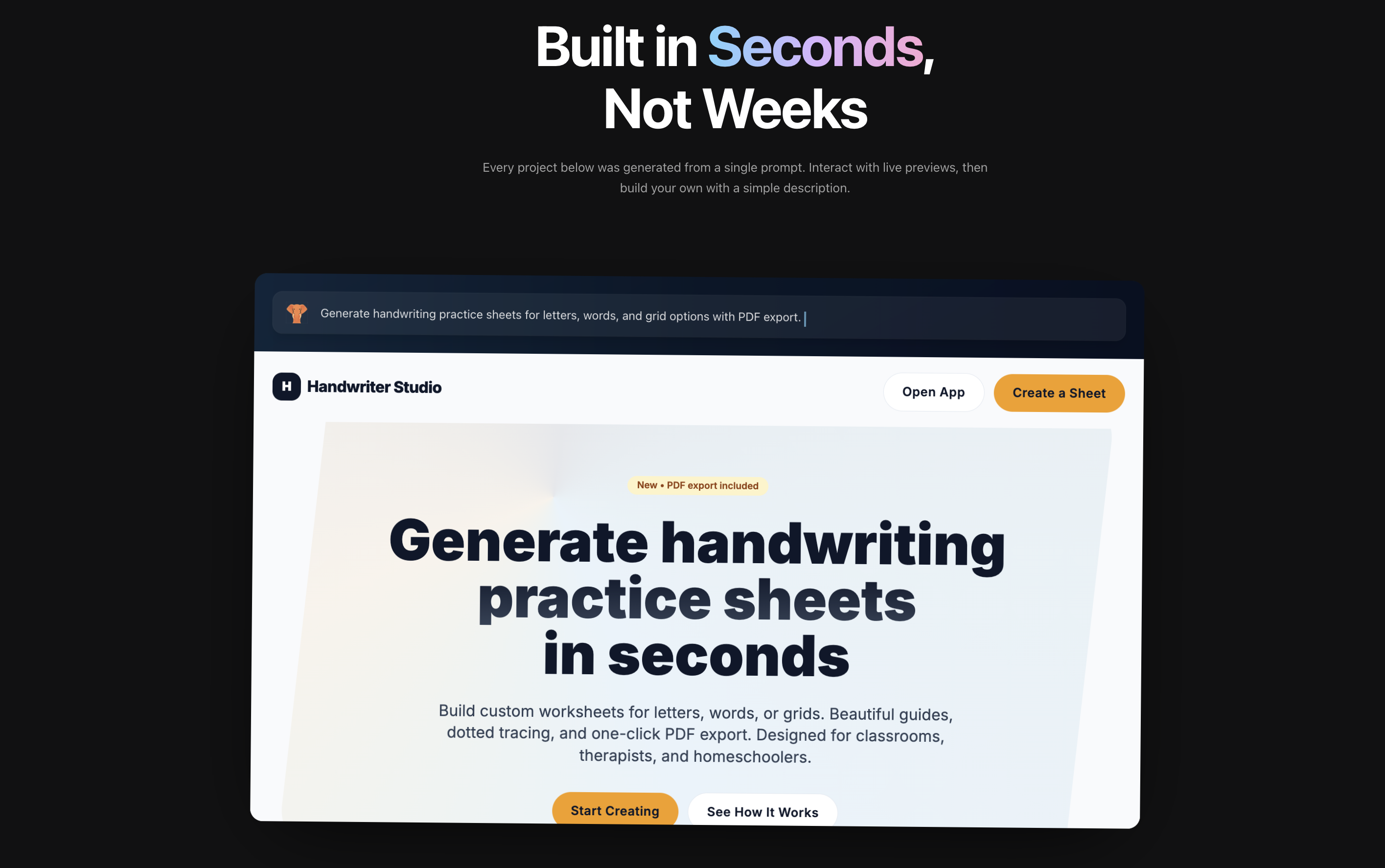 Teda.dev - AI app builder screenshot 2