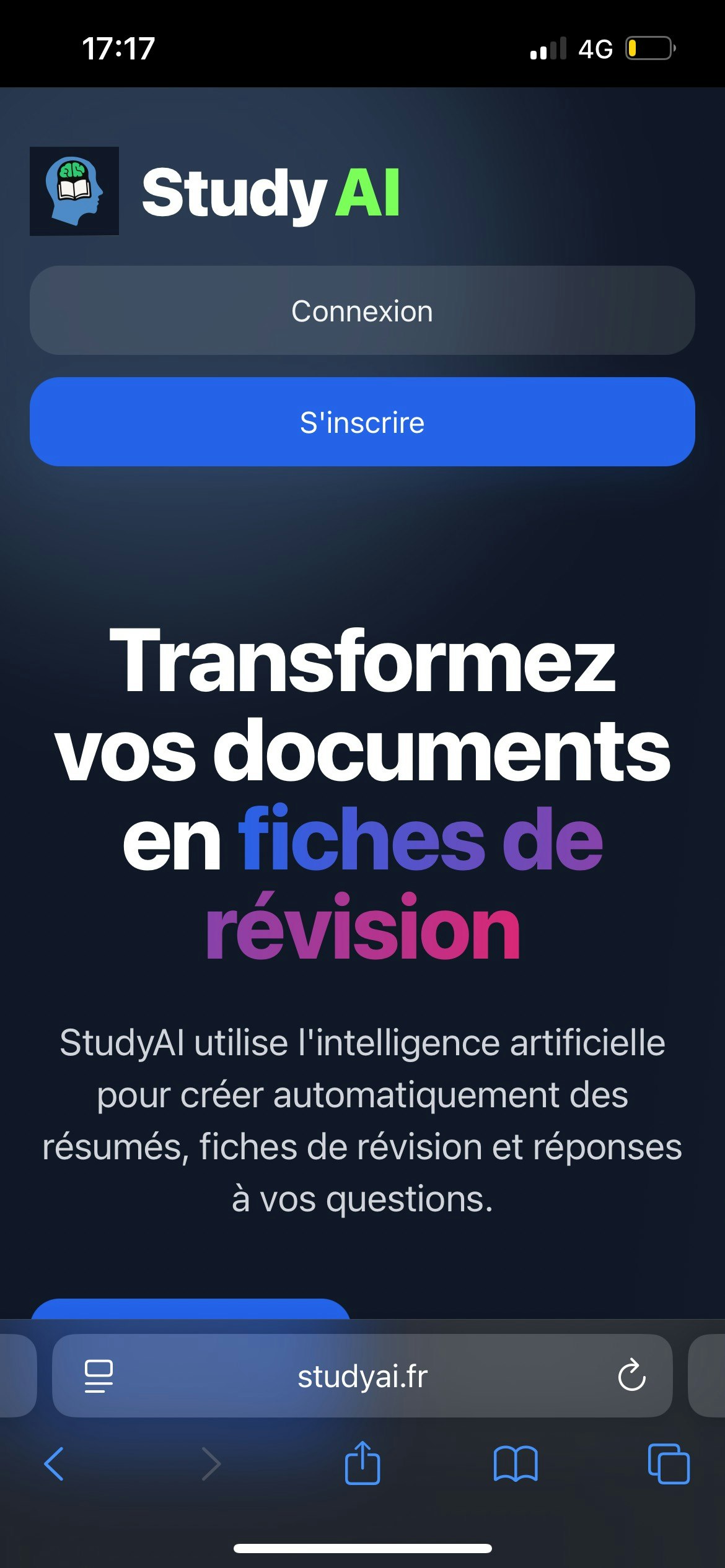StudyAI screenshot 1