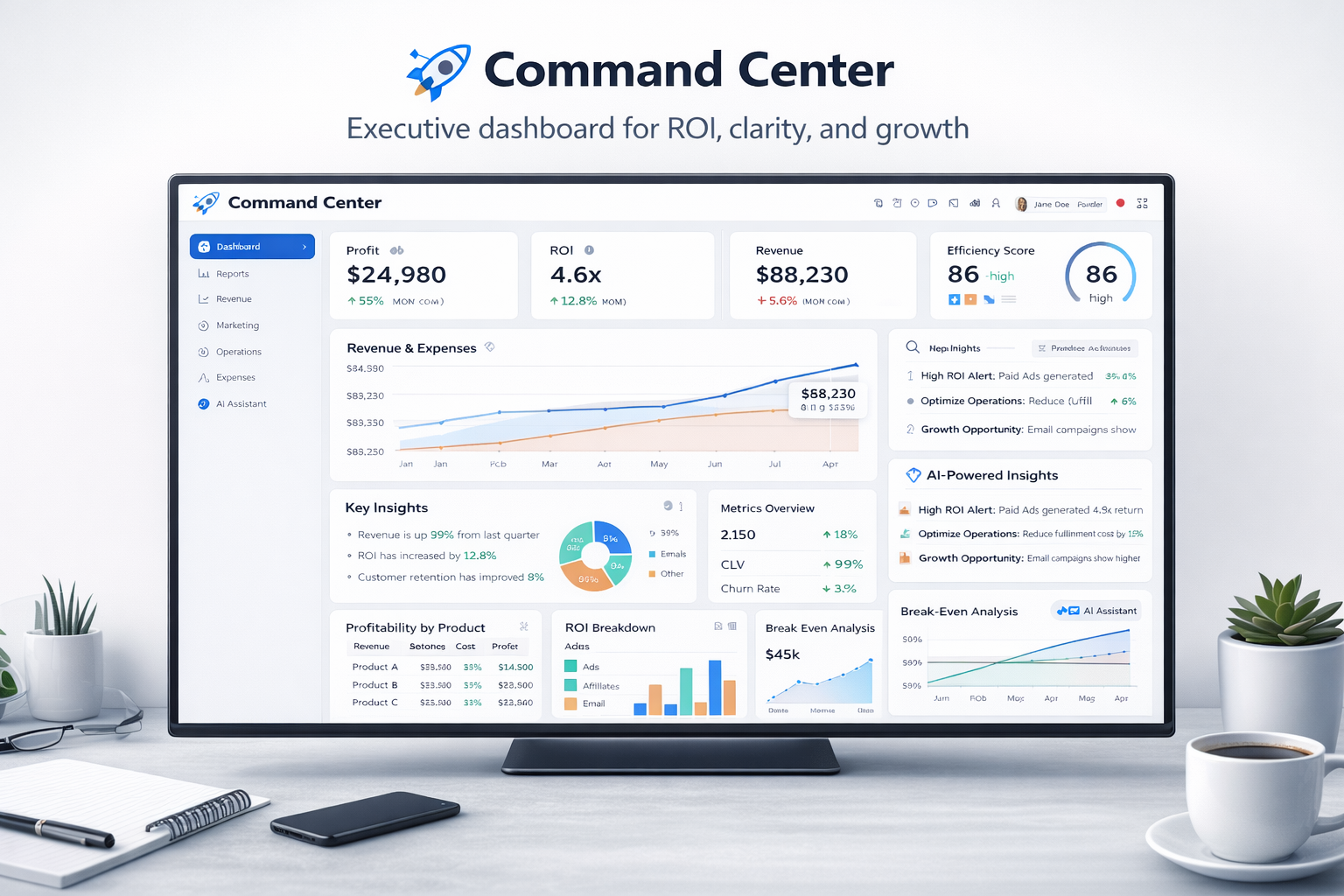 Command Center screenshot 1
