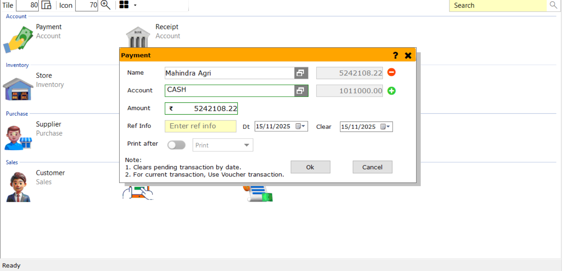 Spark ERP screenshot 9