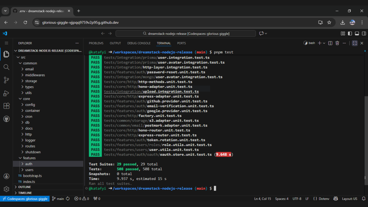 DreamStack — A+ Rated Node.js Foundation screenshot 3