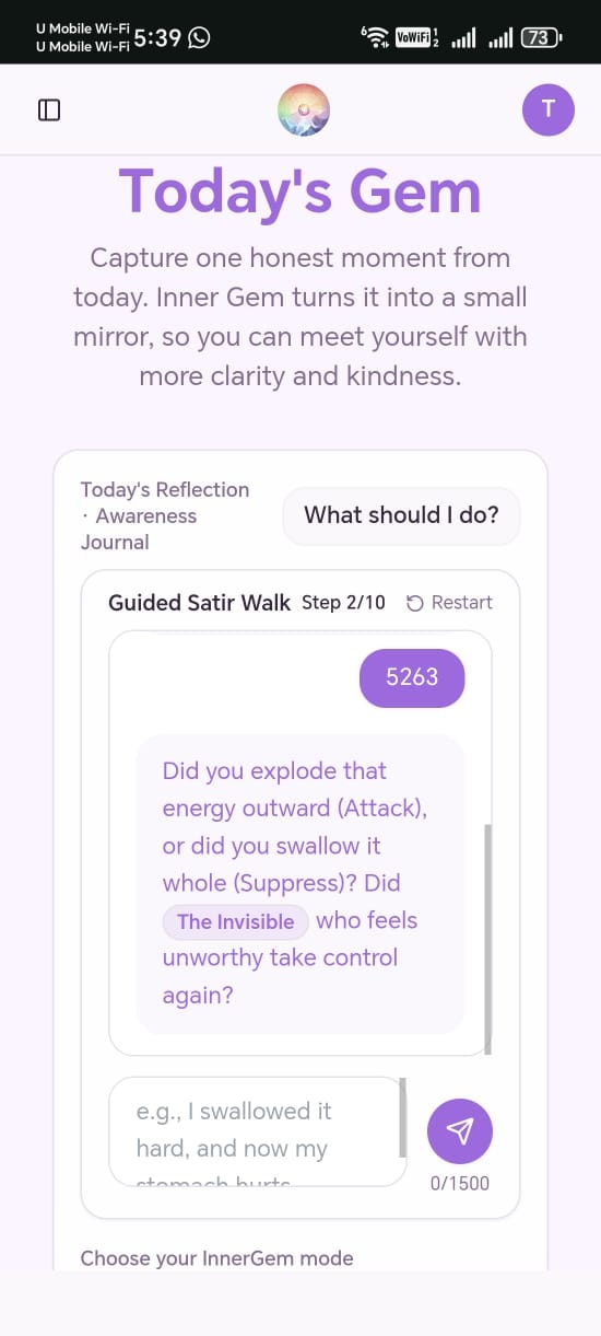 Inner Gem · Daily Awareness Journal screenshot 3