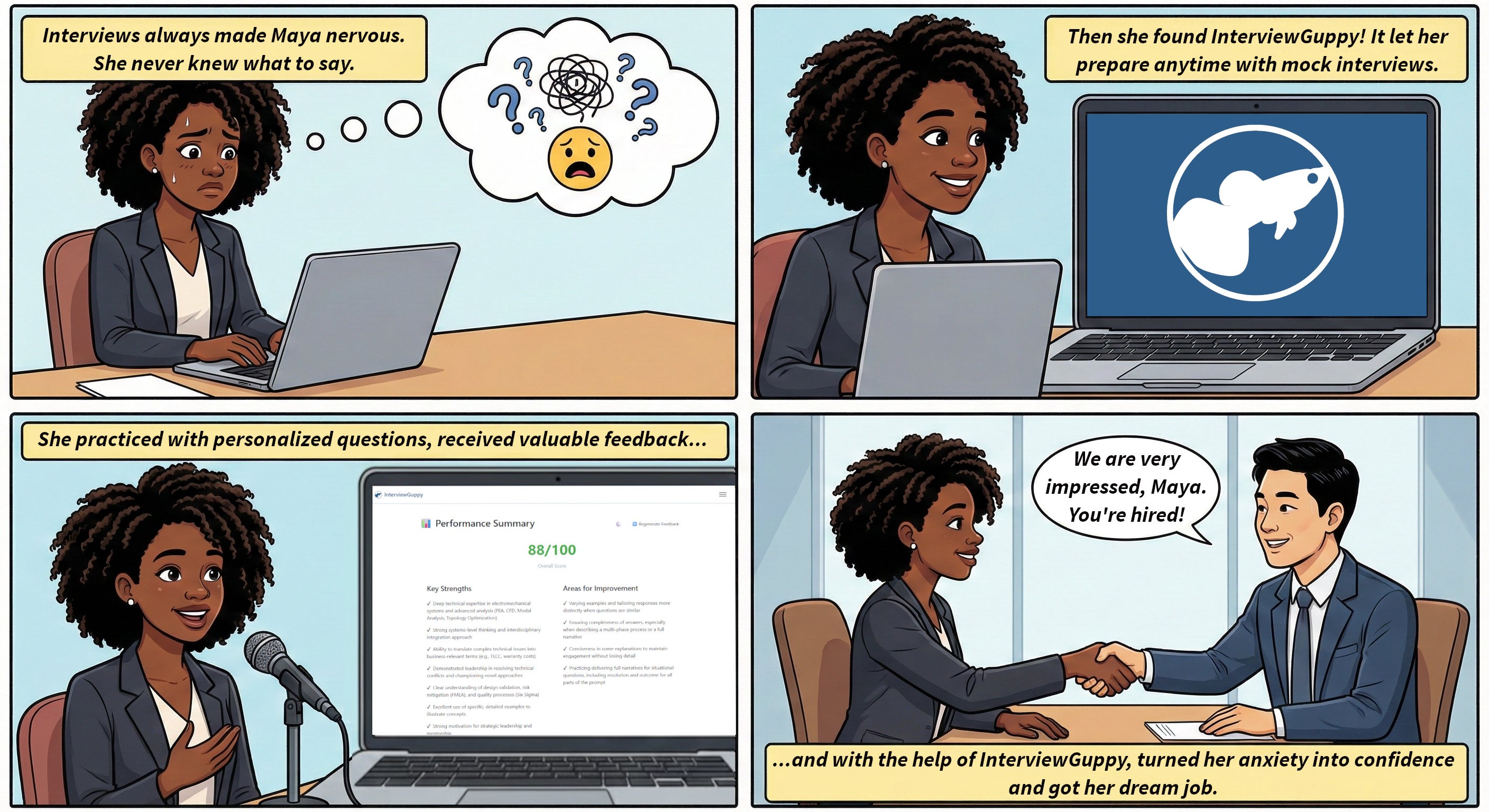 InterviewGuppy - Interview prep tool screenshot 2