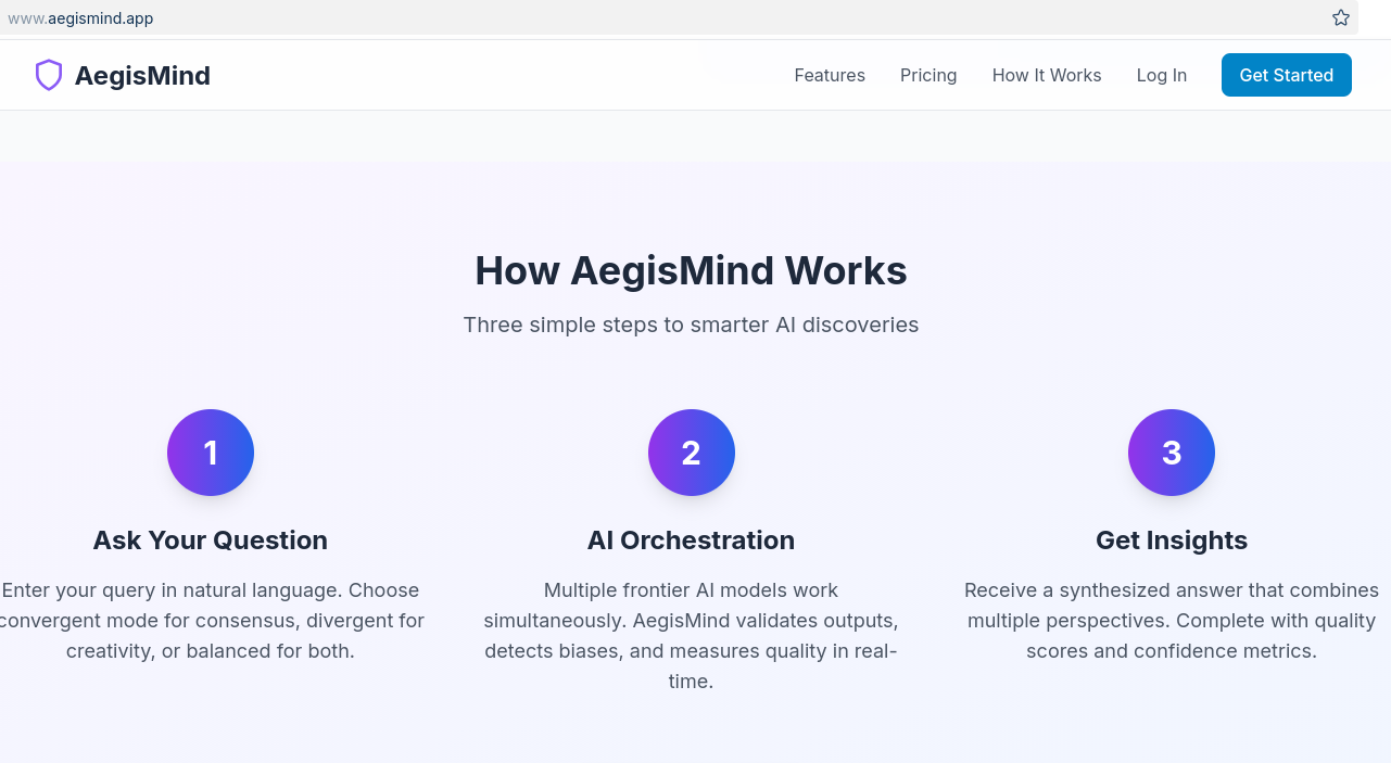 AegisMind screenshot 2