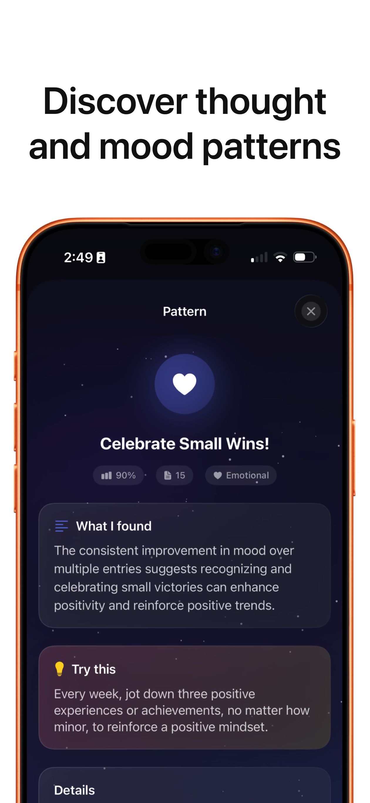Thought Mirror AI Mind Model screenshot 2