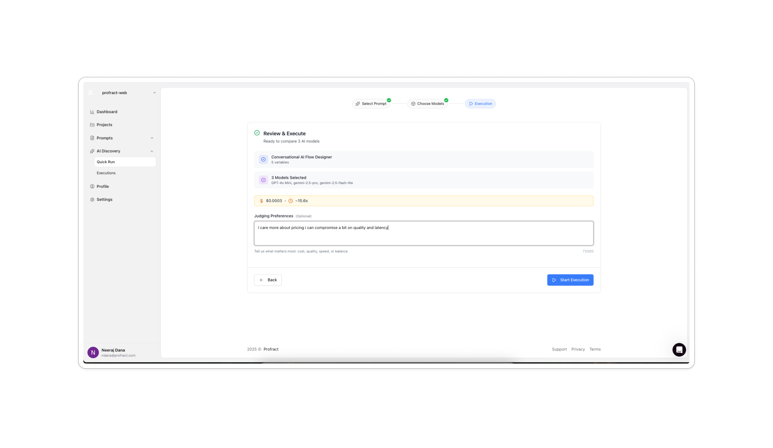 Profract Optimize AI costs in 5 minutes screenshot 6