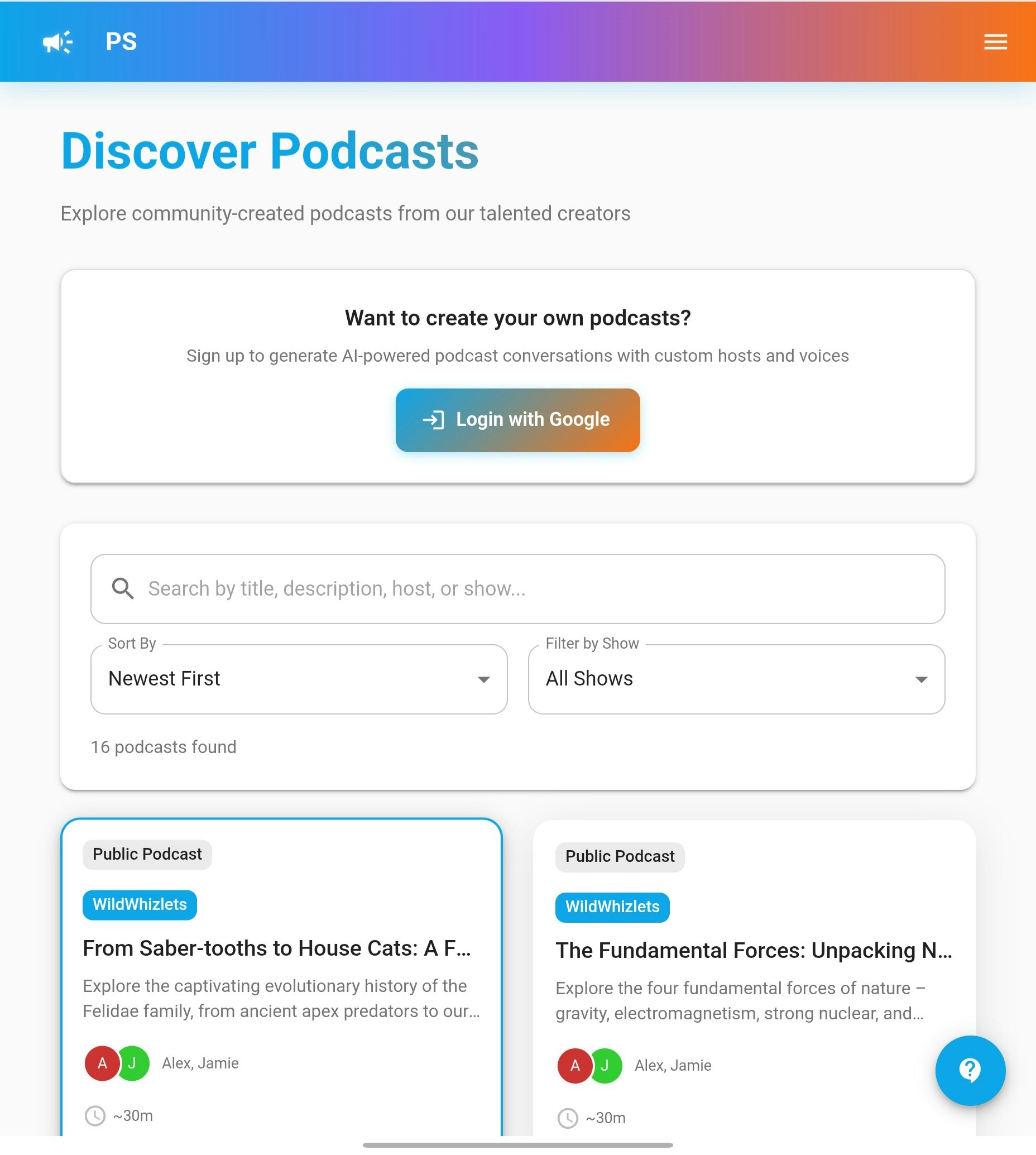PodcastShodcast screenshot 2