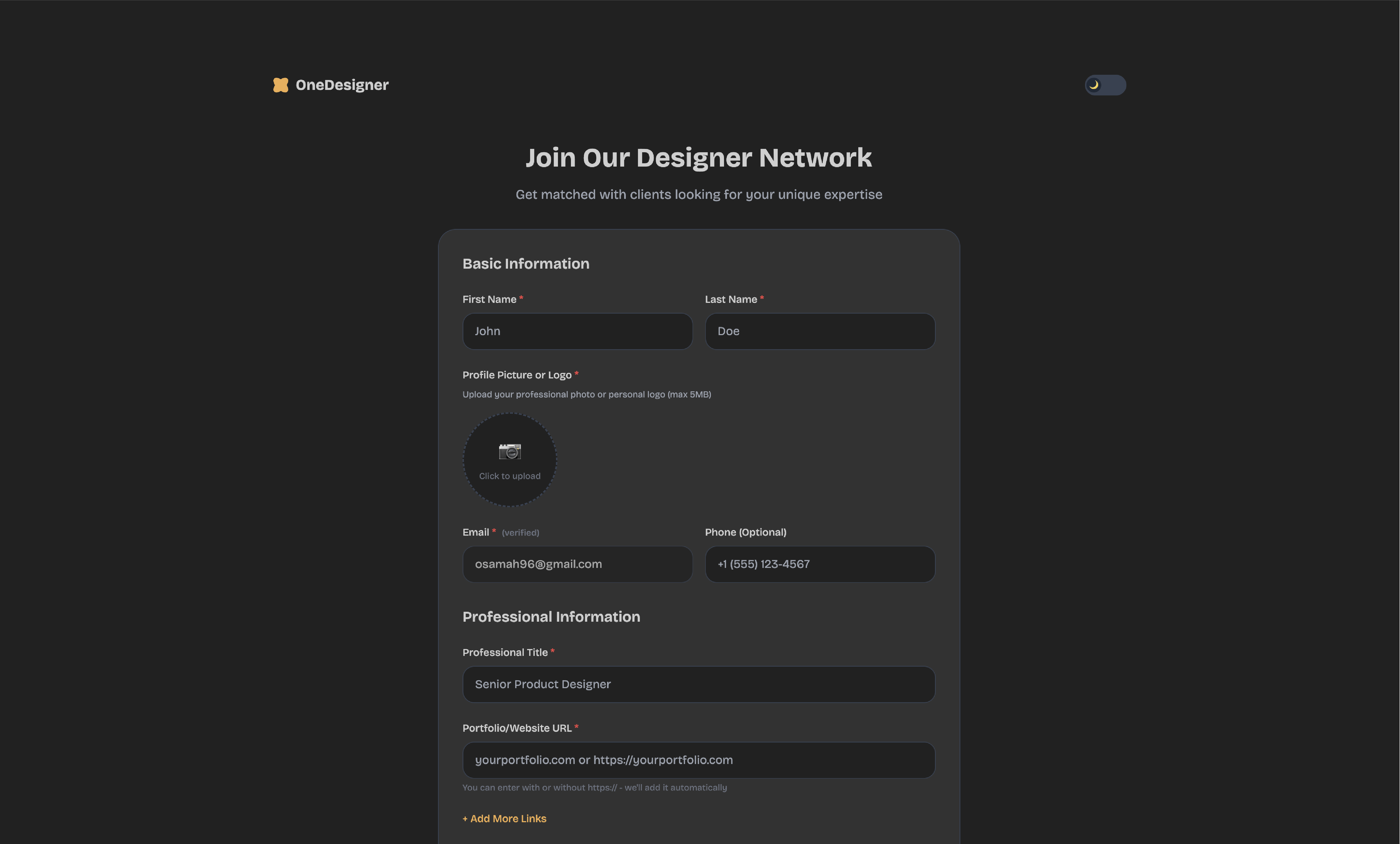 OneDesigner 1.0 screenshot 3