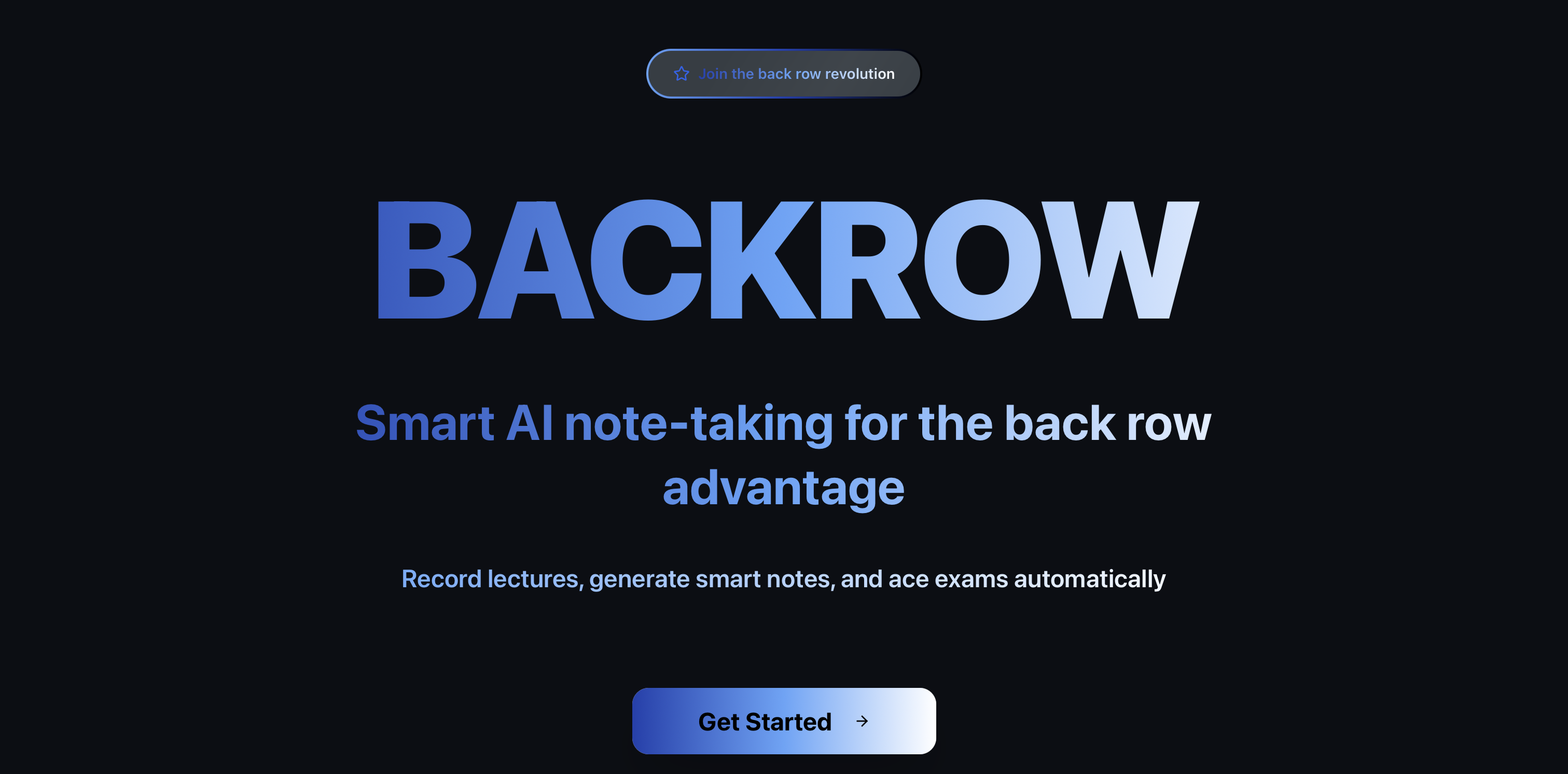 Backrow screenshot 2