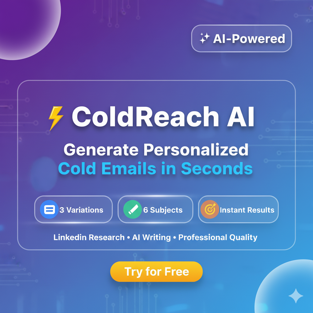 Cold Reach AI Pro screenshot 1