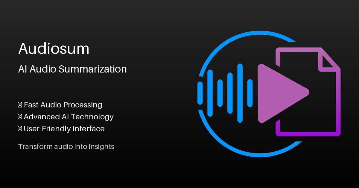 Audiosum screenshot 1