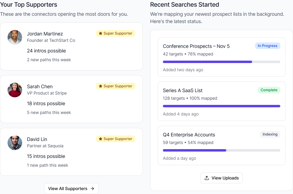 Draftboard Warm Intro Agent screenshot 7