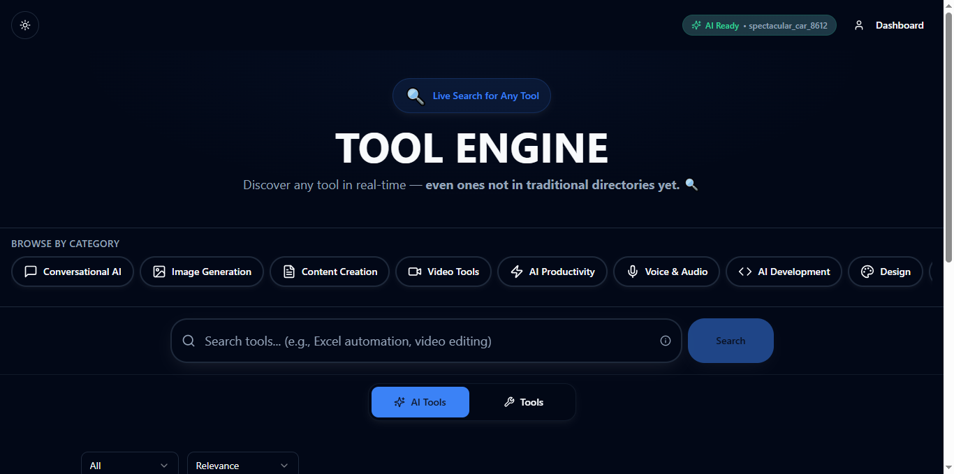 Tool Engine screenshot 2