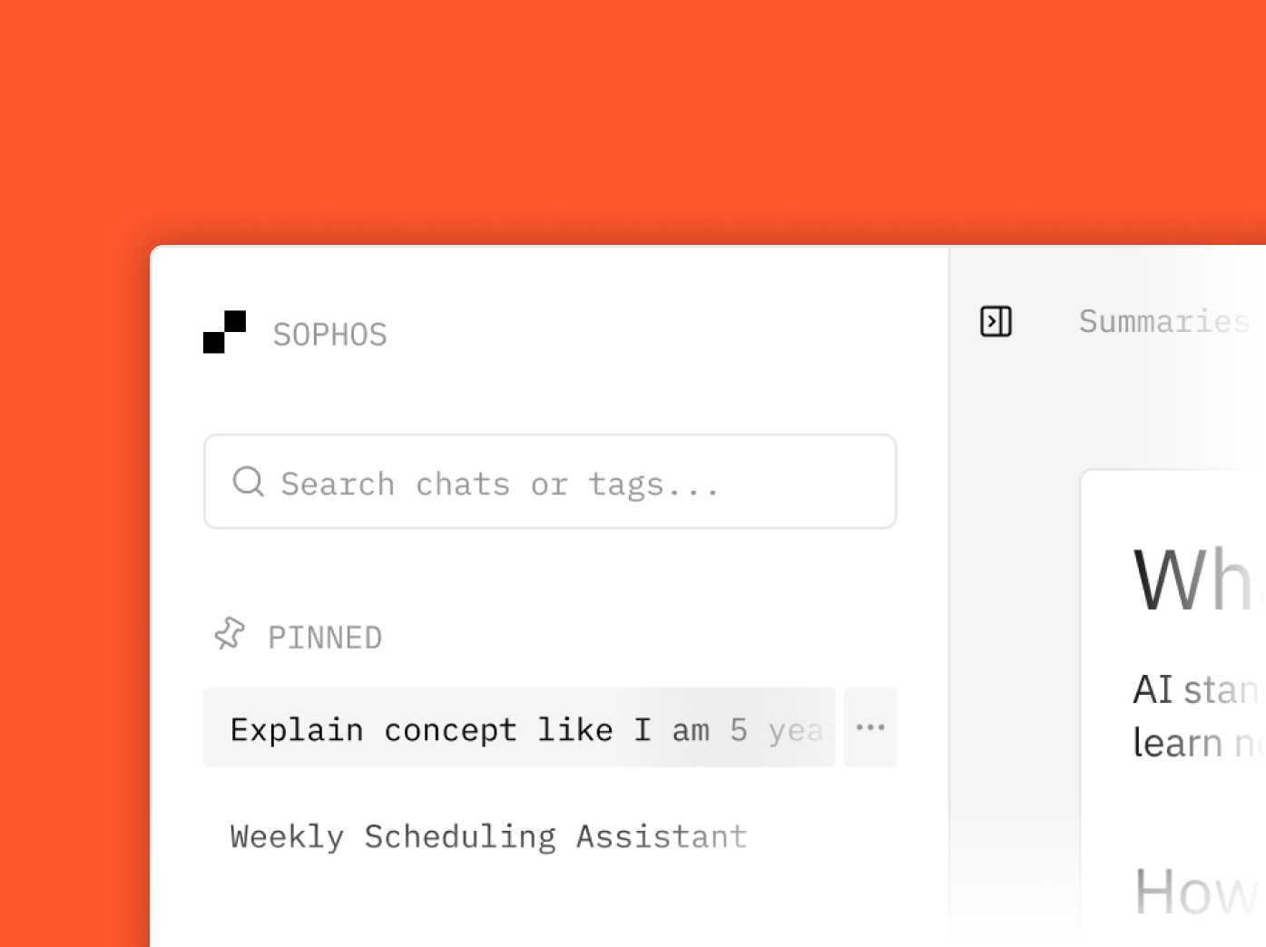 Sophos AI screenshot 1