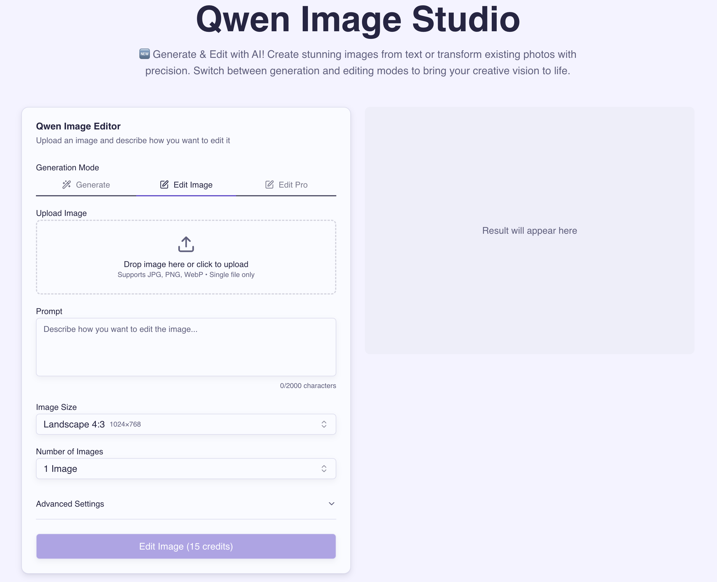Qwen Image Editor screenshot 2