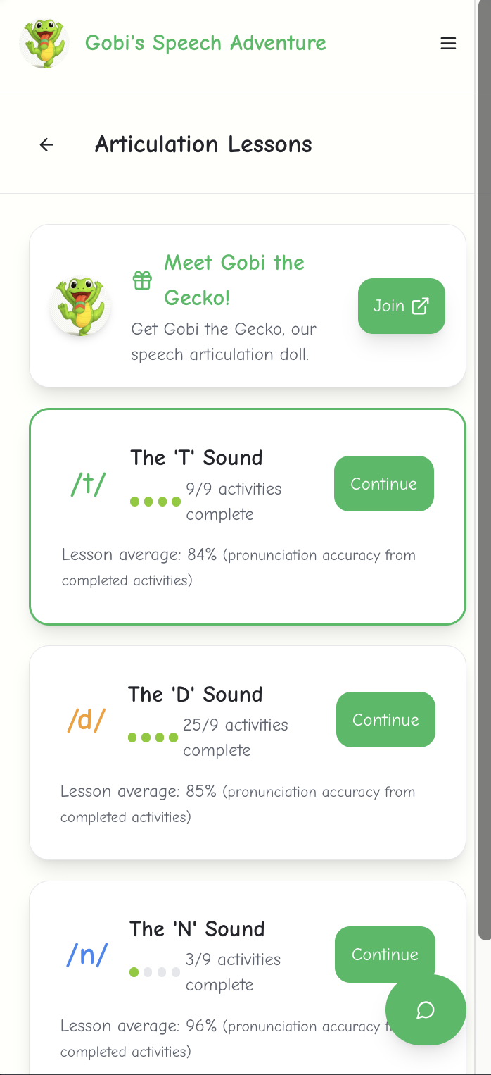 GobiSpeech: AI Powered Speech Therapy screenshot 11