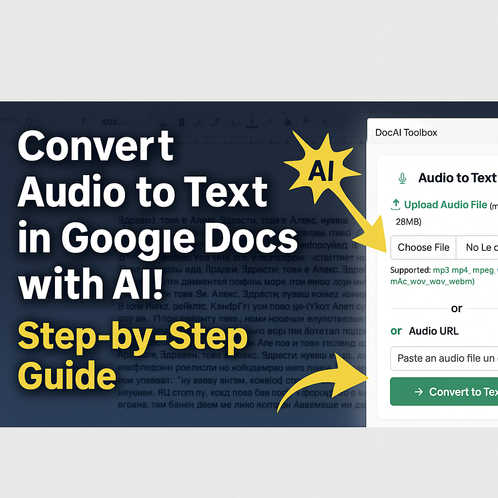 DocAIToolBox – AI Add-on for Docs™ screenshot 4