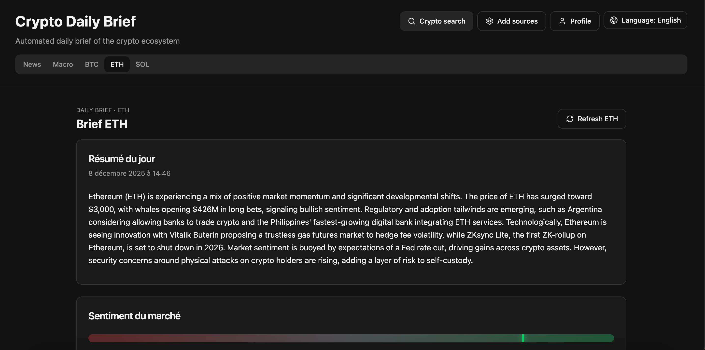 Crypto Daily Brief screenshot 2