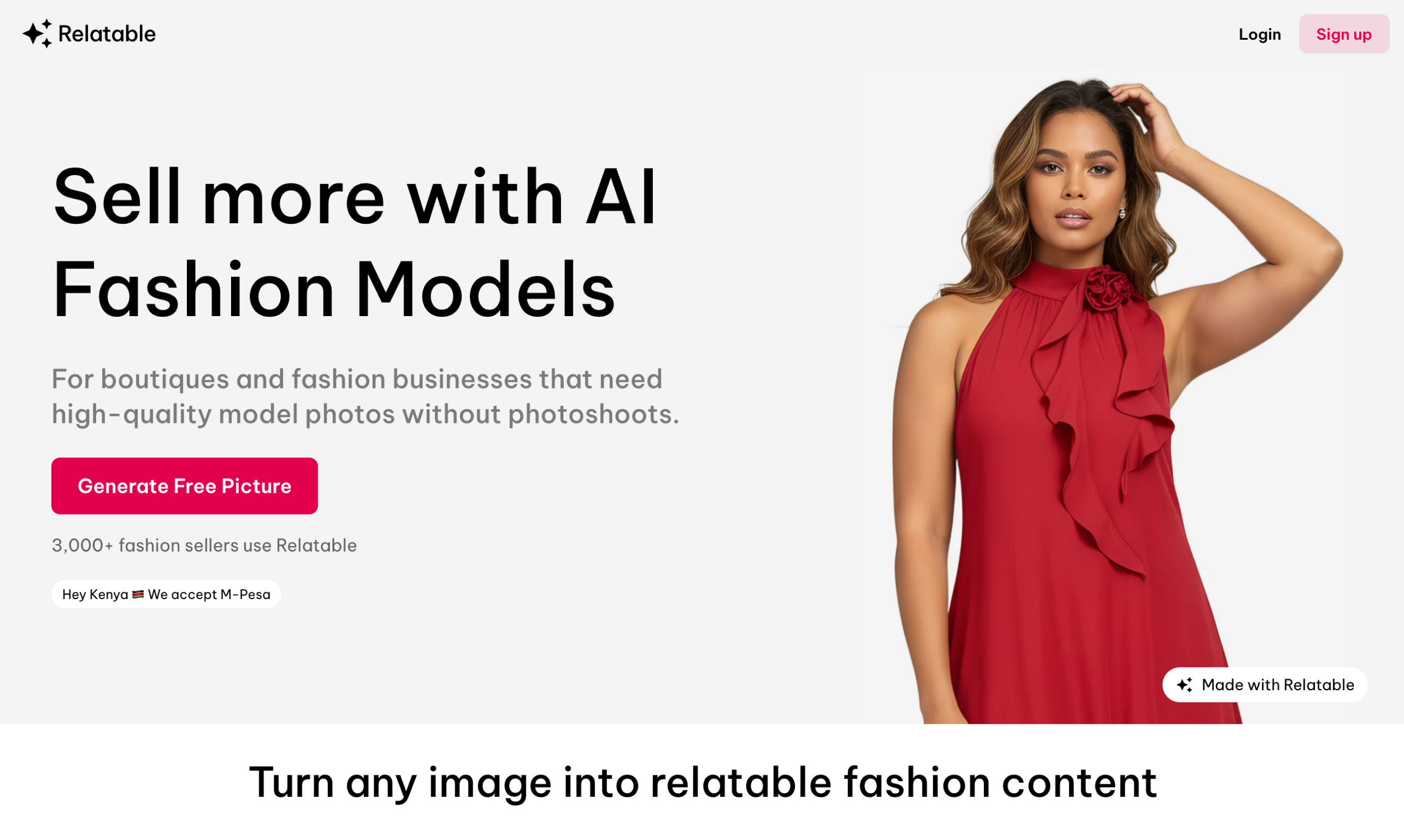 Relatable – AI Model Photos screenshot 1