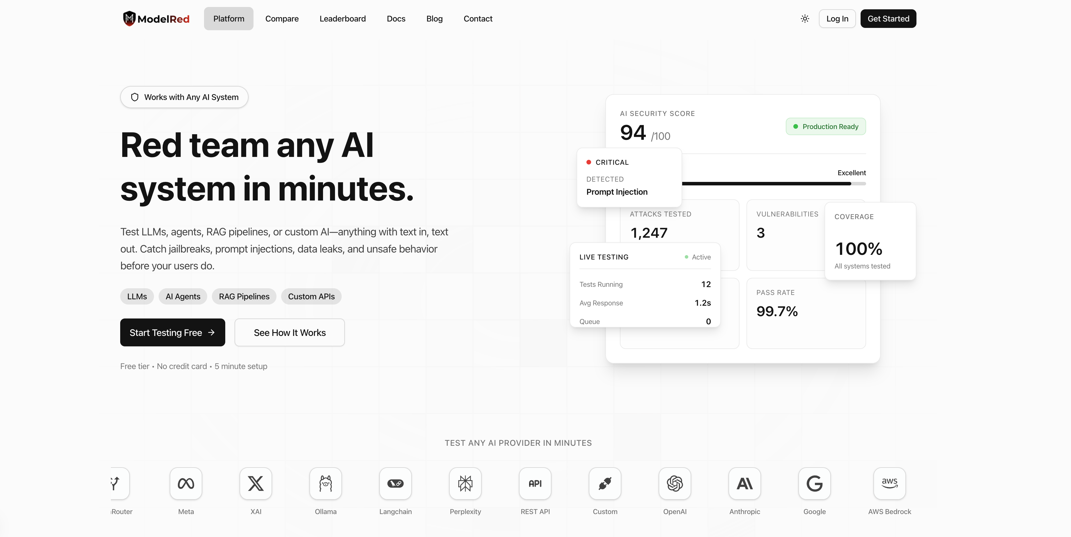 ModelRed screenshot 1