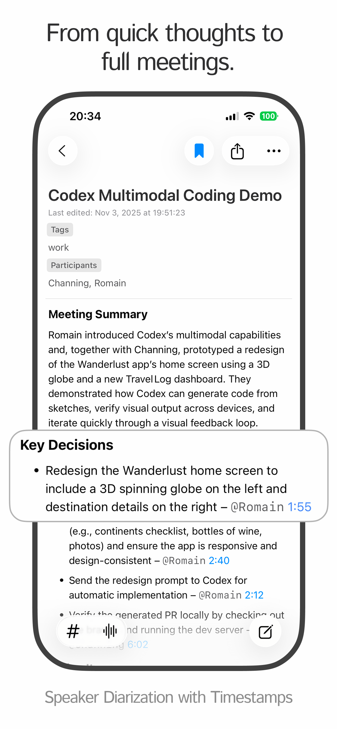 FlickNote - AI Voice Assistant screenshot 4