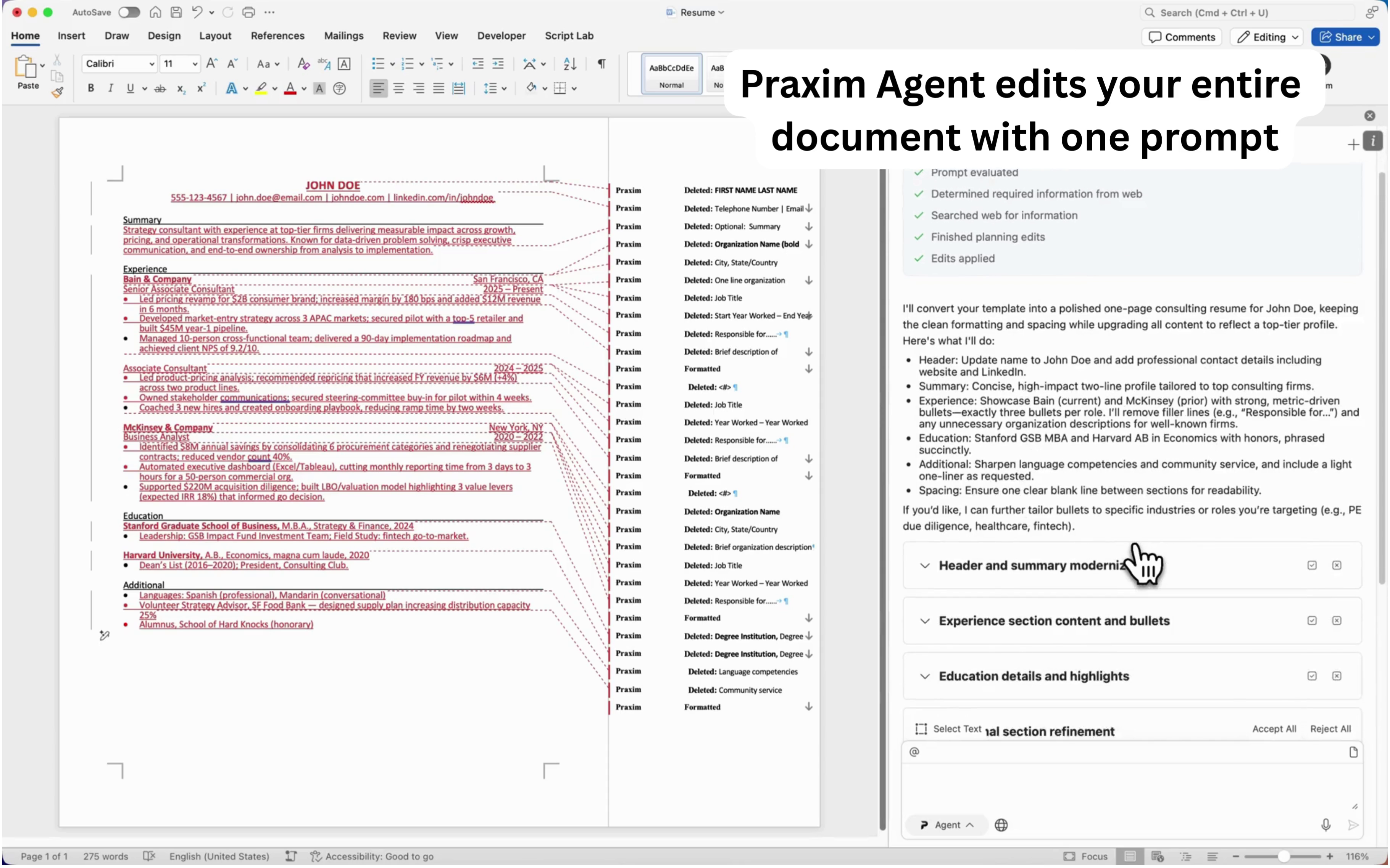 Praxim for Word screenshot 4